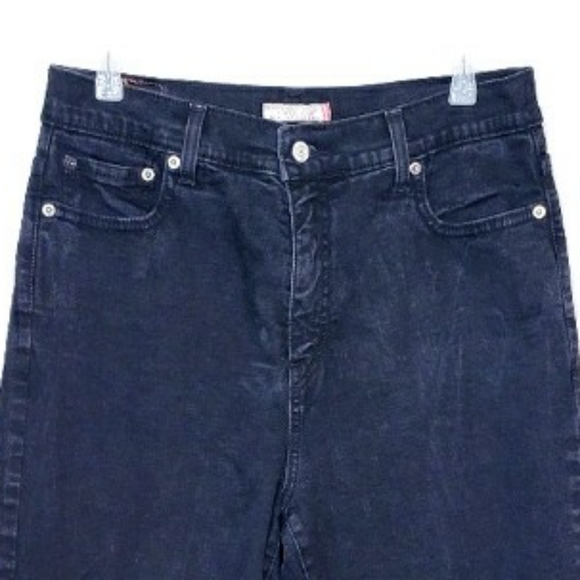 Levi's Black 512 Perfectly Slimming high waisted bootcut jeans Y2K Size 16S - Picture 3 of 9